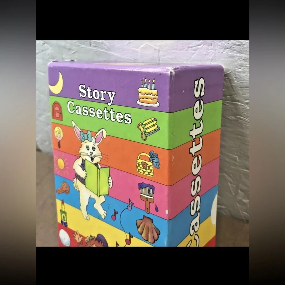 *Read Vintage 1987 Early World of Learning by World Book 10 Story Cassettes + 1